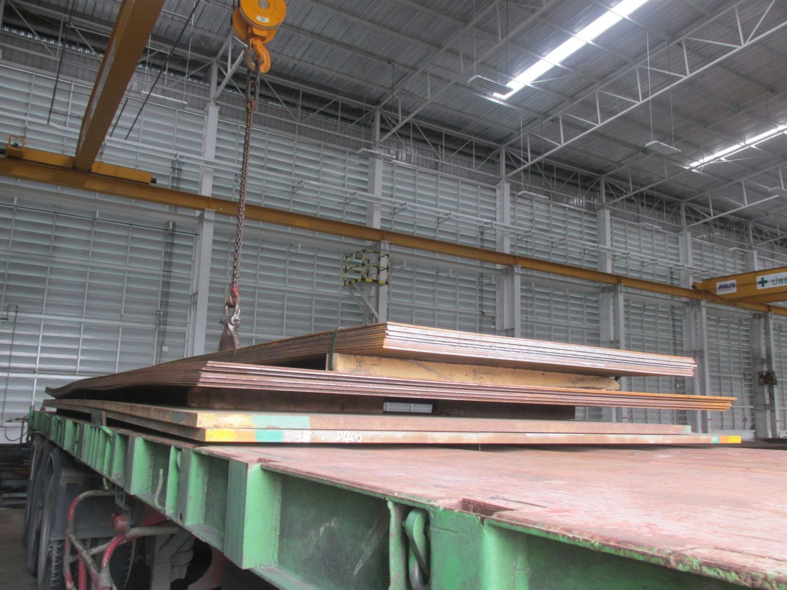 เหล็กแผ่น เกรด RAEX 500 ทนสึกและเสียดสีสูง